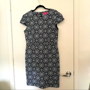 Embroiled Tweed MIDI dress